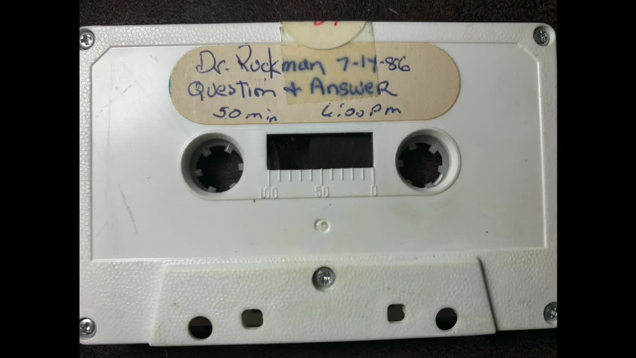 Q and A with Dr Ruckman 7-14-86