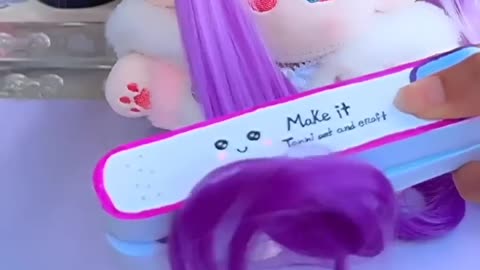 DIY hair straightener.