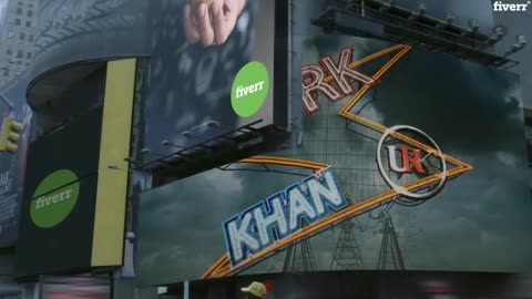 I will promote your brand in this new york city billboard video ad