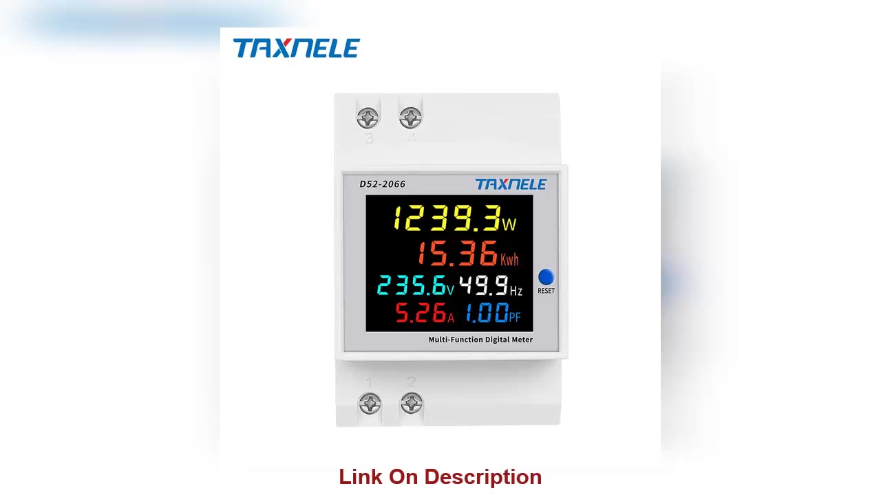AC monitor 110V 220V 380V 100A Voltage Current