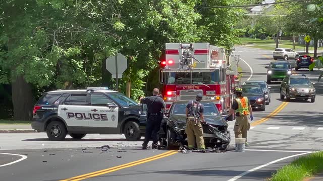 Crash At Penacook And Rumford Streets In Concord