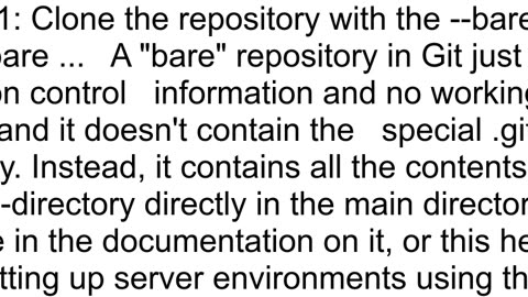 Cloning Reading only history log of a git repository