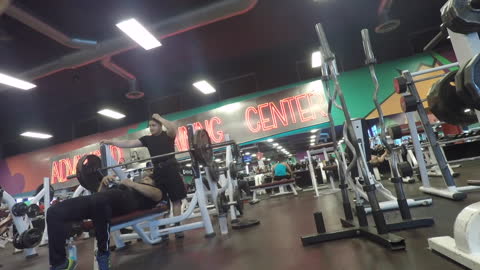 A visit to the gym.