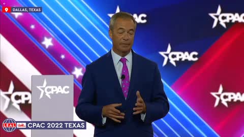 Nigal Farage at CPAC 2022