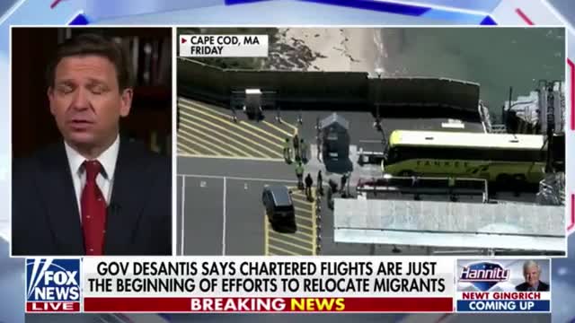 Gov. DeSantis Sets Liberals Straight on Martha's Vineyard Flights