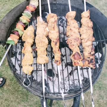 BBQ on the hottest day of UK 34 c