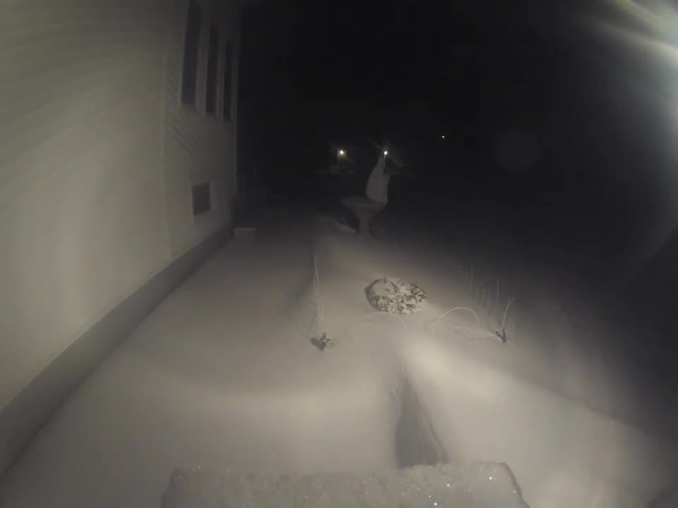 Timelapse of a Blizzard