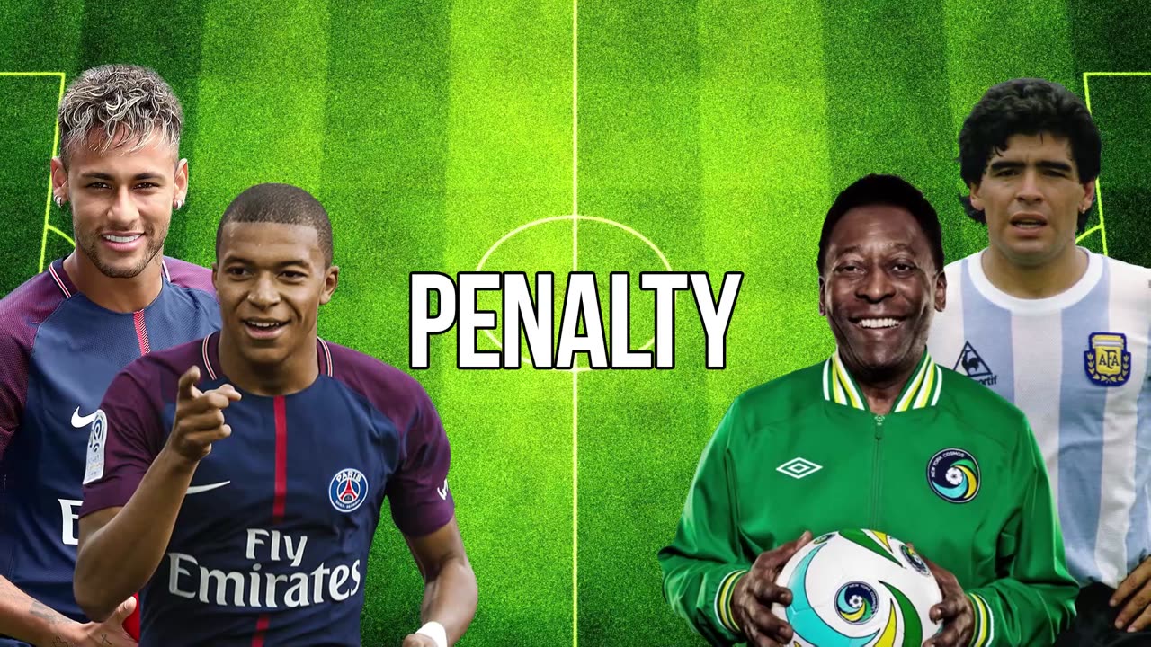 Neymar & Mbappe VS Pele & Maradona