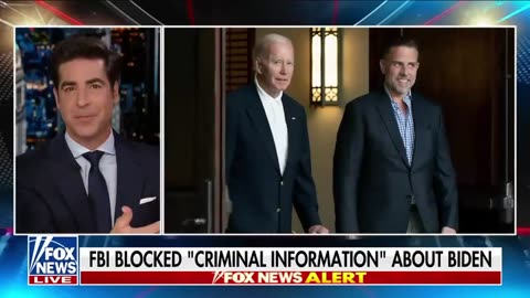 Jesse Watters: The FBI was blackmailing Biden