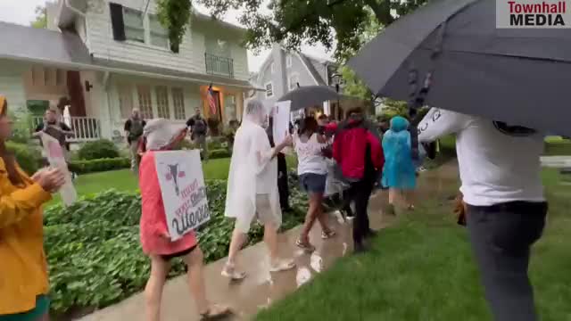 Protestors in Front of Justice Kavanaugh's Home