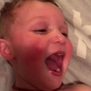 Infectious baby’s laugh