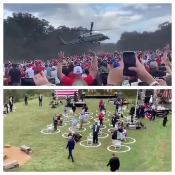 Biden compared to Trump rally in 2020