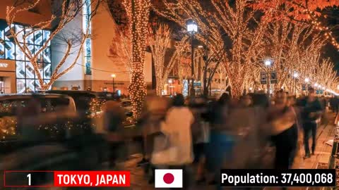 Top 10 Most Populated Cities in The World 2021 Video