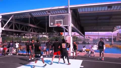 The allure of street basketball