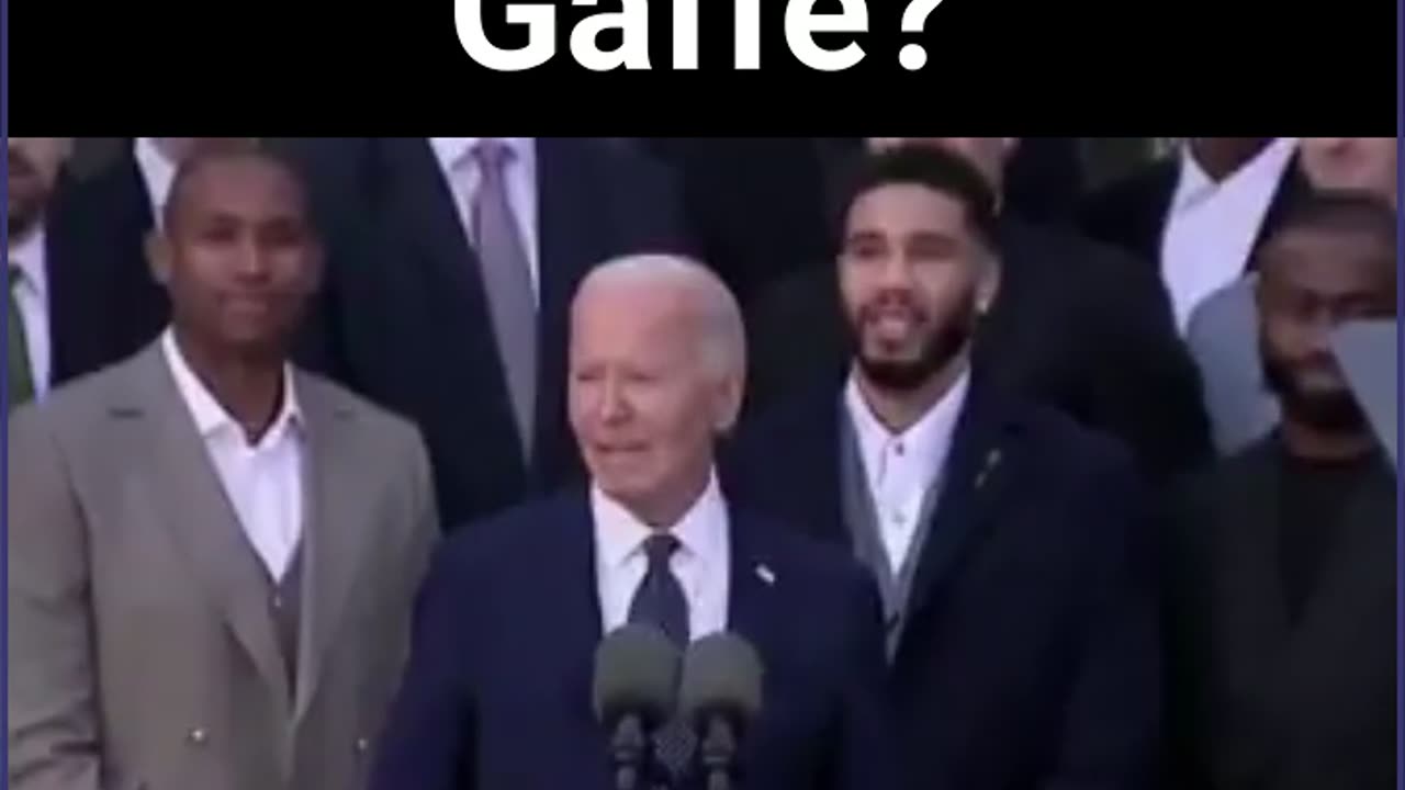 Another Biden Gaffe?