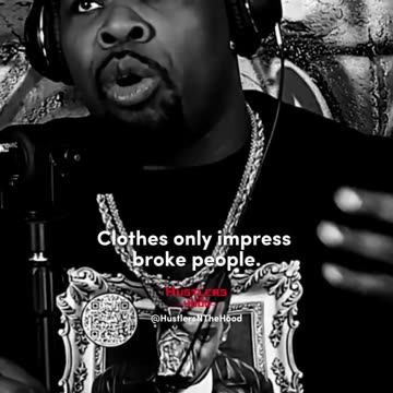 Facts! That's an example of a poor mindset trying to impress poor mindset