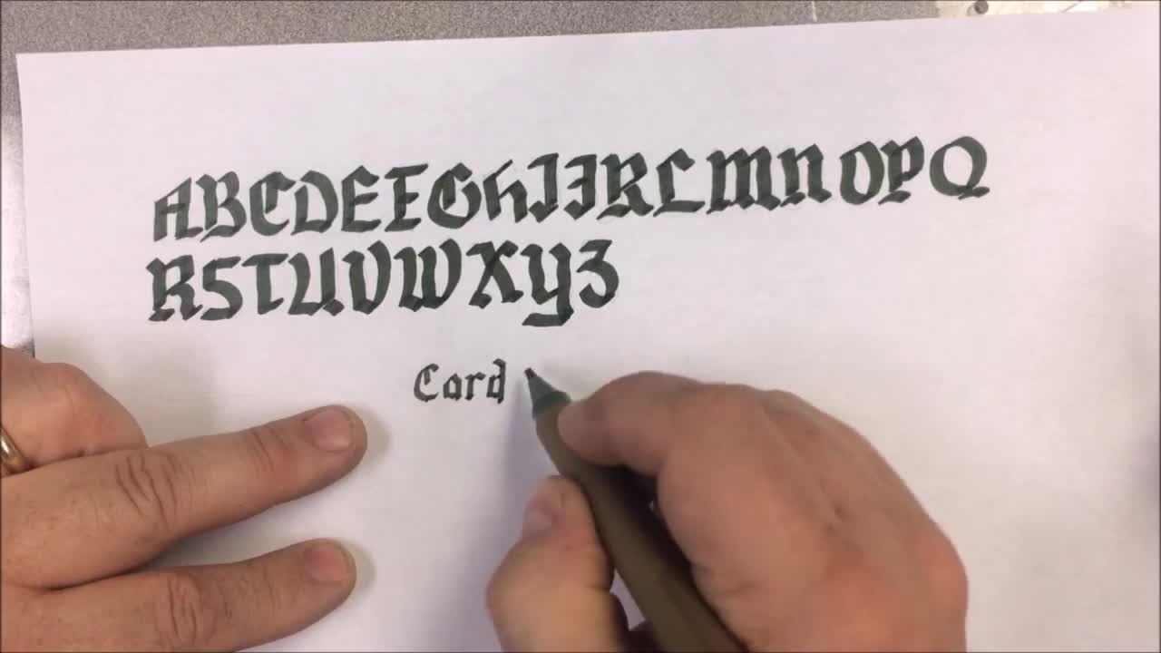 Calligraphy with Brett Episode 12