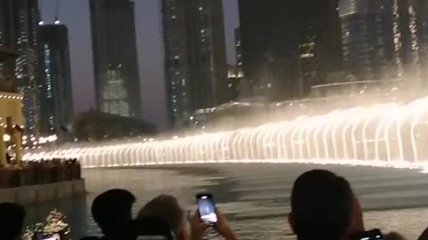 Burj khalifa fountain