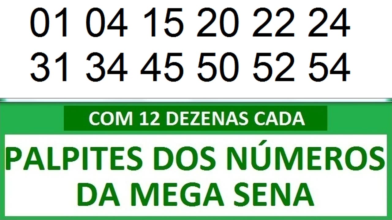 PALPITES DOS NÚMEROS DA MEGA SENA COM 12 DEZENAS 0m 0n 0o 0p 0q 0r 0s 0t 0u 0v 0w 0x