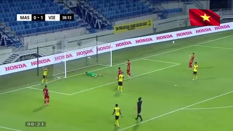 Vietnam 2 - 1 Malaysia - 3 big goals of Vietnam Football Team World Cup 2022