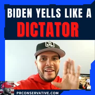 @joebiden Yells like an angry old dictator!