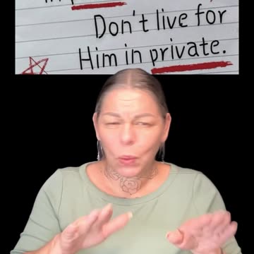 Why Do You Live For Christ Privately? 🤔