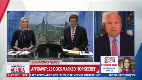 Matt Whitaker on American Agenda 8/26/2022