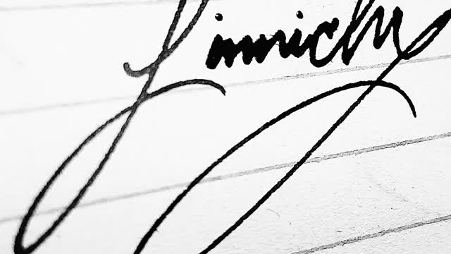 Creating Signature, But in 5 sec! Satisfying!