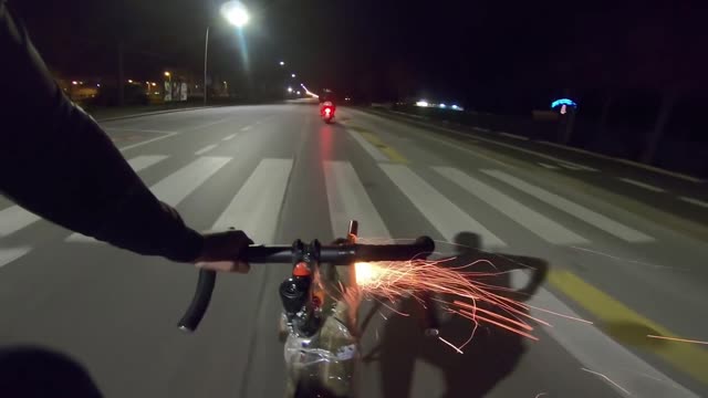 Angry Cyclist Creatively Downs Scooter