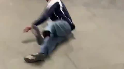 The Smoothest fall all time.