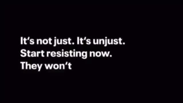 MUST WATCH: It's Just A Mask... It's Not Just. It's Unjust. Start Resisting Now. They Won't Stop