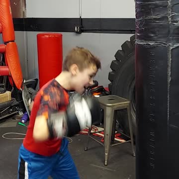 Heavy bag work