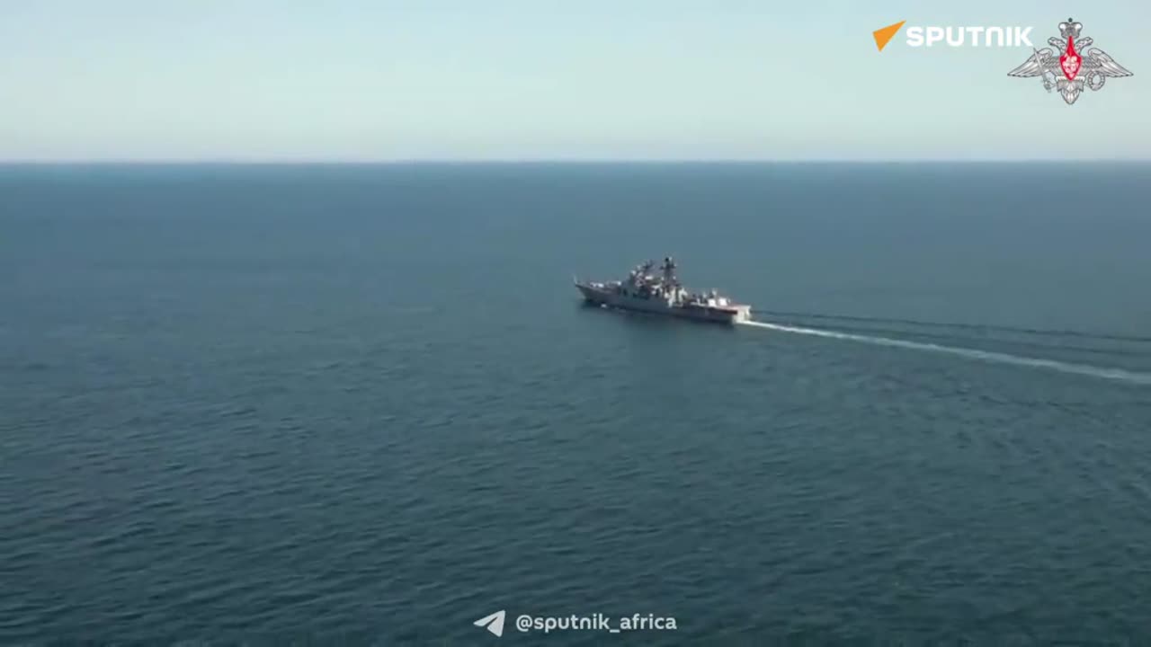 RUSSIA : International naval drill 'Sea Security Belt-2024' enters active phase in Gulf of Oman!