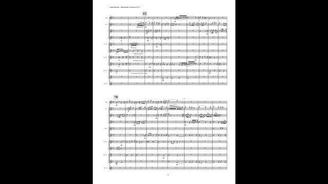 Gabriel Fauré – Barcarolle 12, Op. 105, No. 2 (Brass Octet + 2 Bass Clarinets & Contrabass Clarinet)