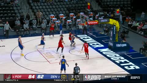 TRAIL BLAZZERS VS DENVER GAME HIGHLIGHTS