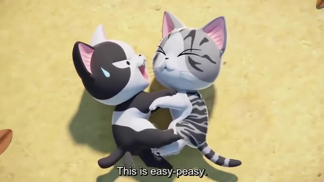 Cute Japanese Cat Cartoon!!! Chi Cat takes a Cat Lesson!