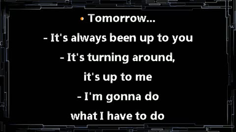 Avril Lavigne • Tomorrow (CC) [Karaoke Instrumental Lyrics]