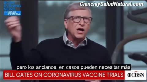 Periodista cuestiona a Bill Gates sobre los efect*s advers*s