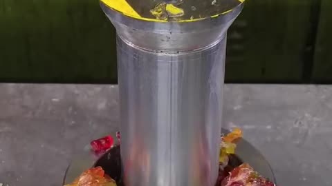 🍬💨 Candy CRUSHED Rapidly with Worm Maker! 🐛🔨 #CandyCrush #WormMaker #FastCrushing #ASMR