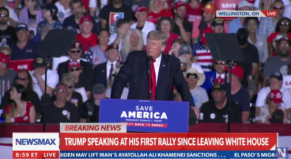 Donald Trump's First Rally in Wellington, Ohio