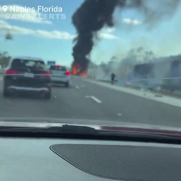 I Think A Jet Just Wrecked On I-75 In Naples, Florida