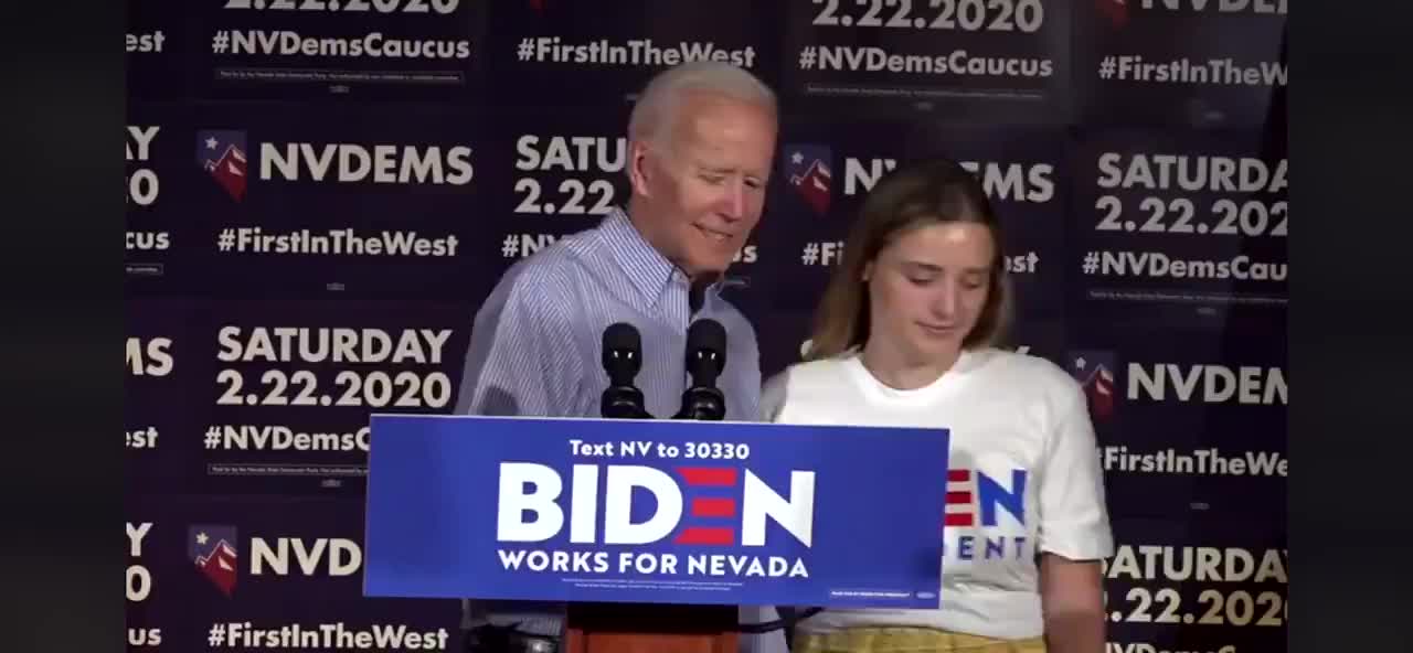 Joe Biden Kisses Granddaughter On The Lips On Campaign Trail