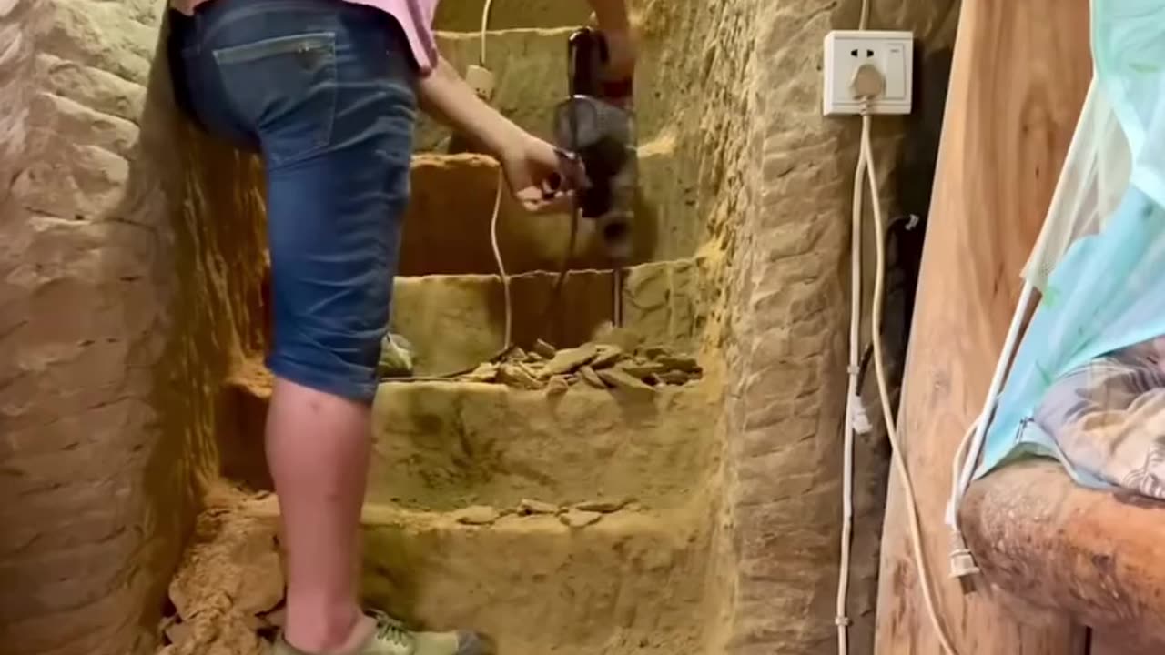 Building House in the Mountain