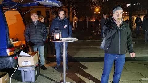 58. MAHNWACHE - BAUTZEN, 14 03 2022 - Bürgermikro, Teil III von III, DAVID VANDEVEN, Ostsachsen TV