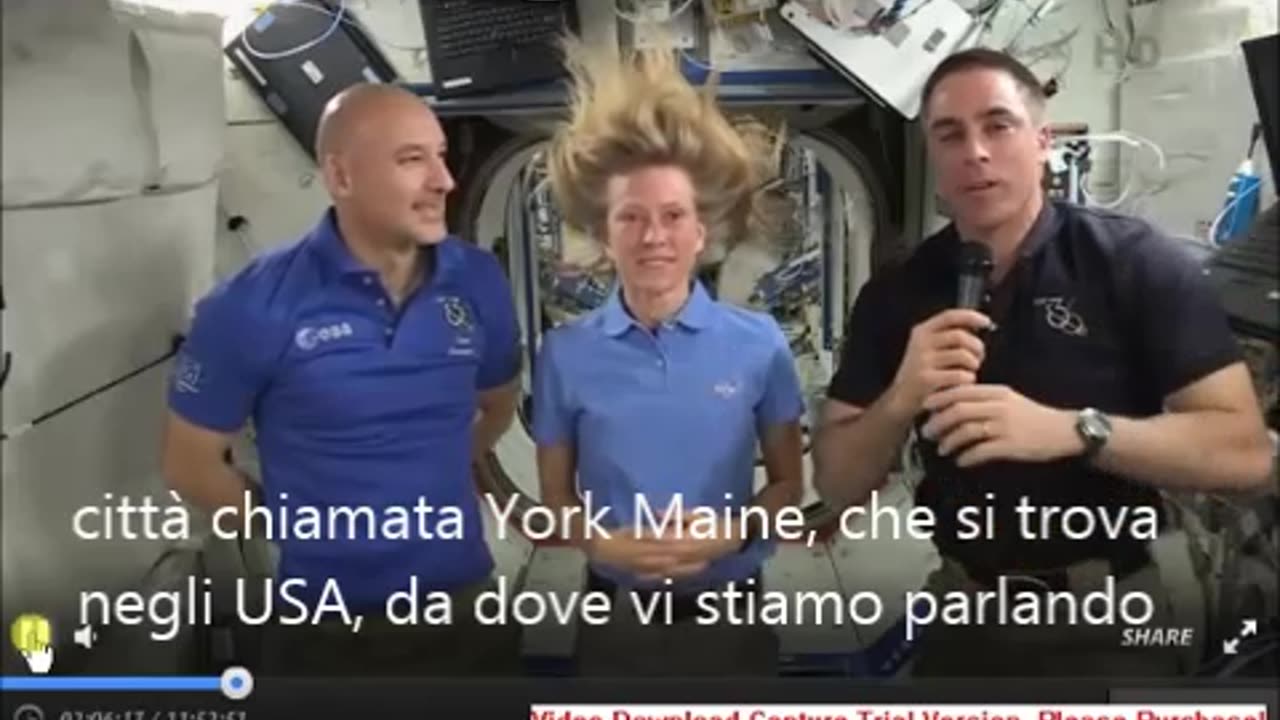 Altre scene e "discorsi curiosi" dalla stazione spaziale
