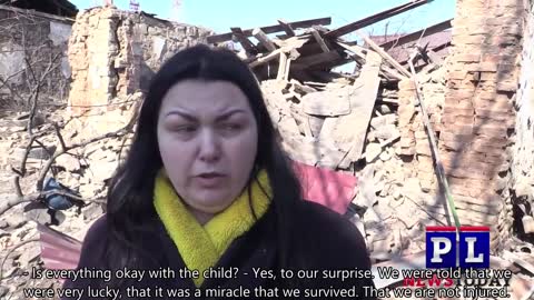 UKRAINIAN TRUTH - Rocket Attack in Donetsk Injuring a 12 Year Old (w/ ENGLISH SUBTITLES)