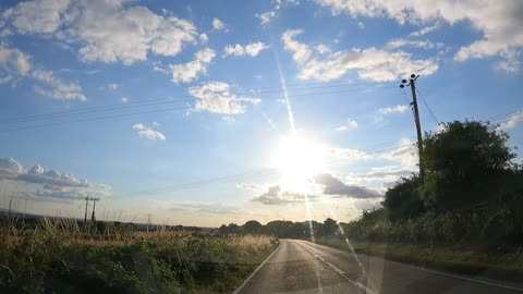 Driving from Portdown hill to Fareham. GoPro
