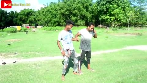 Must Watch Funny Comedy Video 2020 try to not lough by || Bindas fun bd