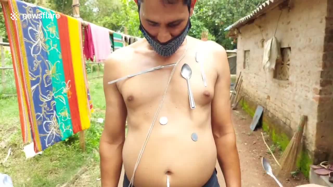 Indian claims his skin has become magnetic after taking COVID-19 vaccine