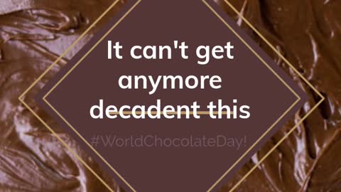 Would be delicious having chocolate all day. ? Enjoy.